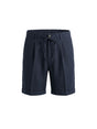 Bermuda 40weft chino con elastico Uomo - Blu