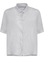 Camicia 40weft svasata m/m Donna - Bianco