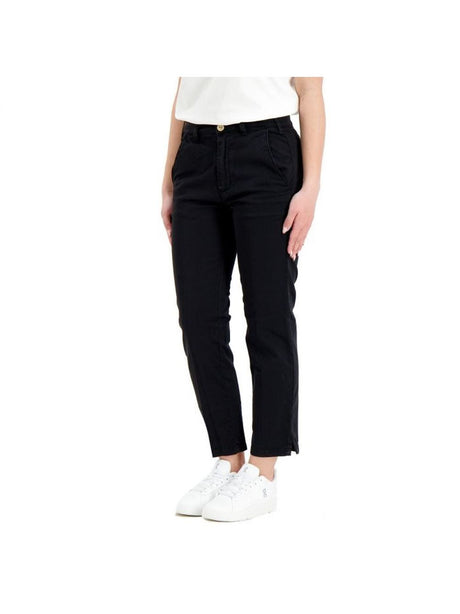 Pantalone 40weft chino basic Donna - Nero