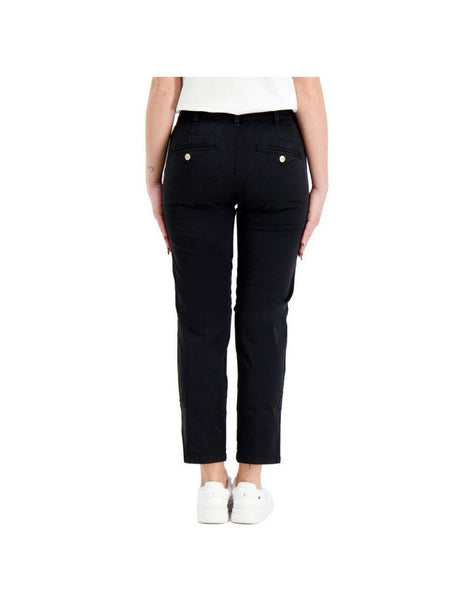 Pantalone 40weft chino basic Donna - Nero
