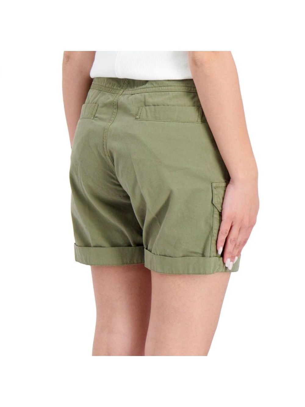 Bermuda 40weft cargo corto Donna - Verde
