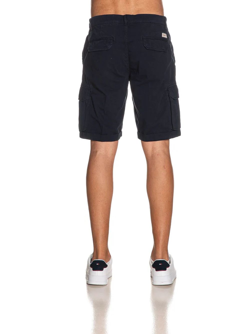 Bermuda 40weft cargo regular fit old Uomo - Blu