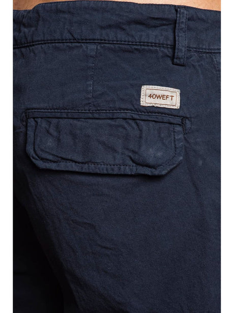 Bermuda 40weft cargo regular fit old Uomo - Blu