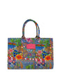 Borsa Mare 4giveness BIG SAINT TROPEZ DENIM MEXICAN Donna - Multicolore