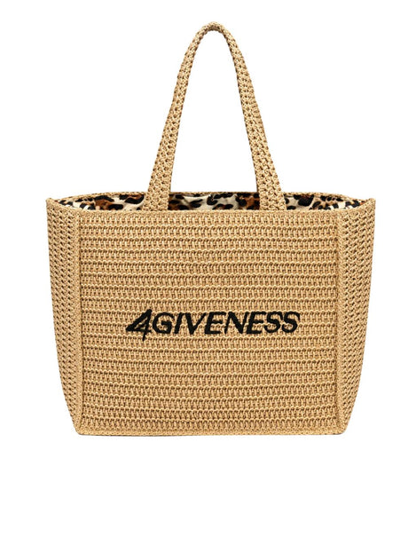 Borsa Mare 4giveness BIG CARTAPAGLIA AFRICAN SUNSET Donna - Multicolore
