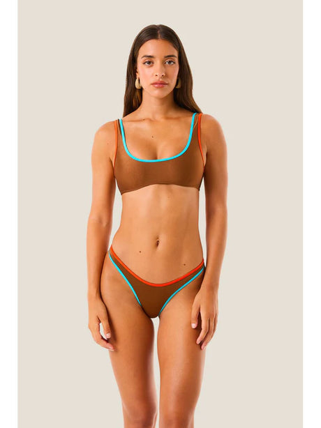 Costume 4giveness TOP SHINY COLORS Donna - Marrone