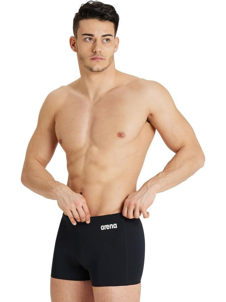 Costume Sportivo Arena MEN'S TEAM SWIM SHORT SOLID Uomo - Bianco e Nero