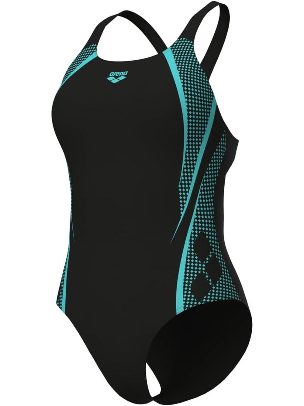 Costume Sportivo Arena WOMEN'S SWIM PRO BACK GRAPHIC Donna - Nero