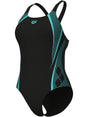 Costume Sportivo Arena WOMEN'S SWIM PRO BACK GRAPHIC Donna - Nero