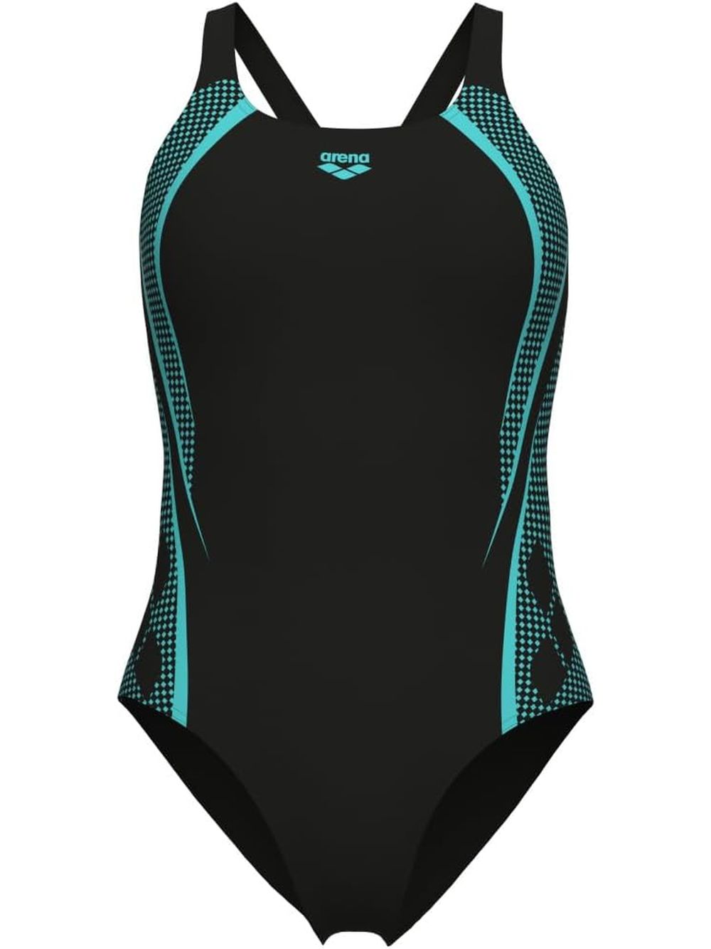 Costume Sportivo Arena WOMEN'S SWIM PRO BACK GRAPHIC Donna - Nero