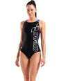 Costume Sportivo Arena WOMEN'S ARENA SCRATCHY SWIMSUIT V BACK Donna - Nero