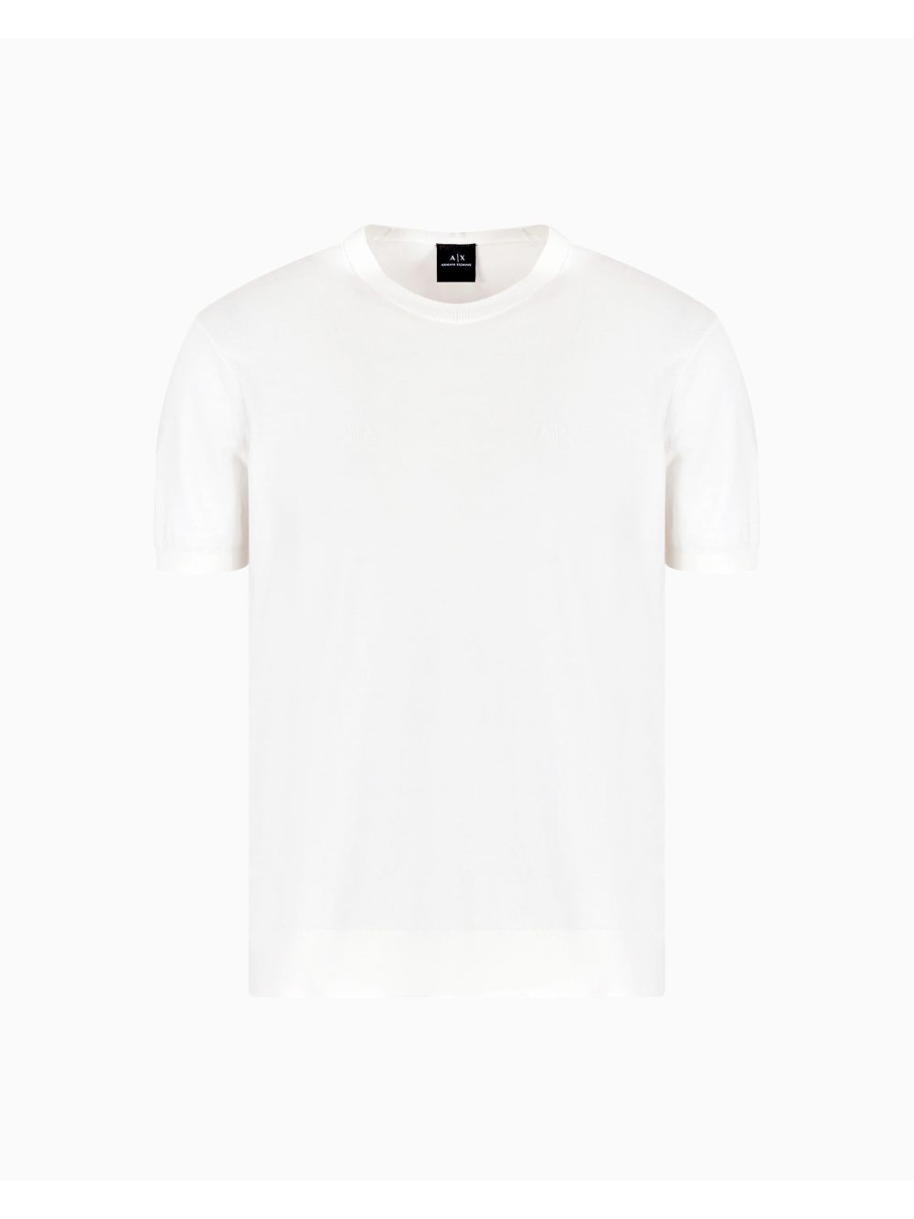 Pullover Armani in maglia di cotone organico Uomo - Bianco