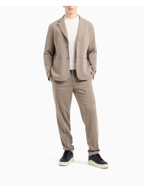 Pullover Armani in maglia di cotone organico Uomo - Bianco