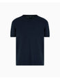 Pullover Armani in maglia di cotone organico Uomo - Navy