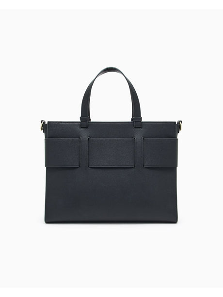 Borsa Armani con doppi manici e tracolla Donna - Nero
