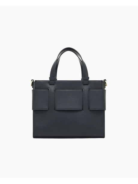 Borsa Armani con doppi manici e tracolla Donna - Nero