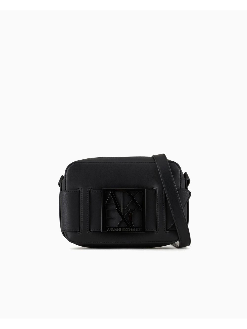 Borsa Armani Camera case con tracolla regolabile Donna - Nero