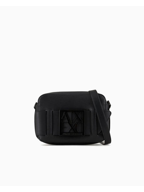 Borsa Armani Camera case con tracolla regolabile Donna - Nero