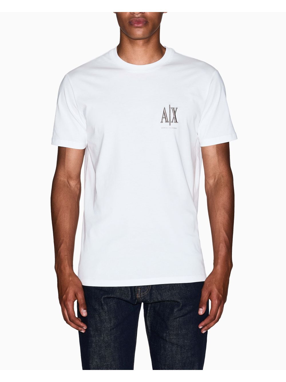 T-shirt Armani regular fit Icon Uomo - Bianco
