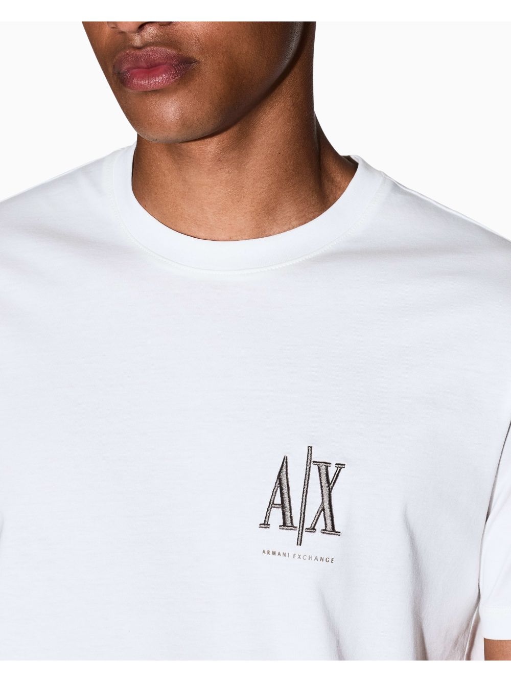 T-shirt Armani regular fit Icon Uomo - Bianco