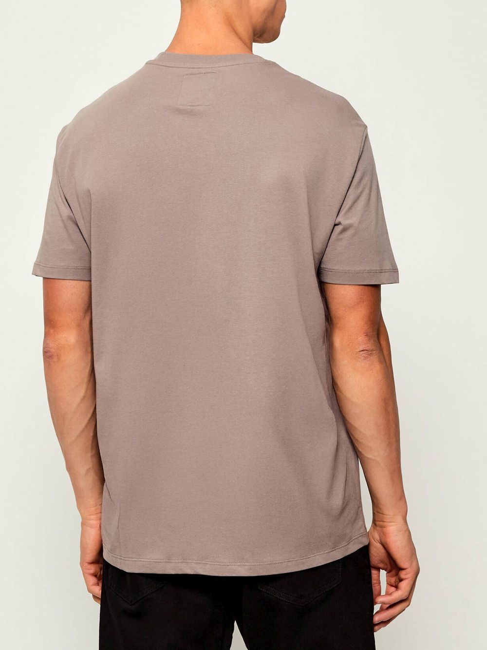 T-shirt Armani regular fit Icon Uomo - Marrone