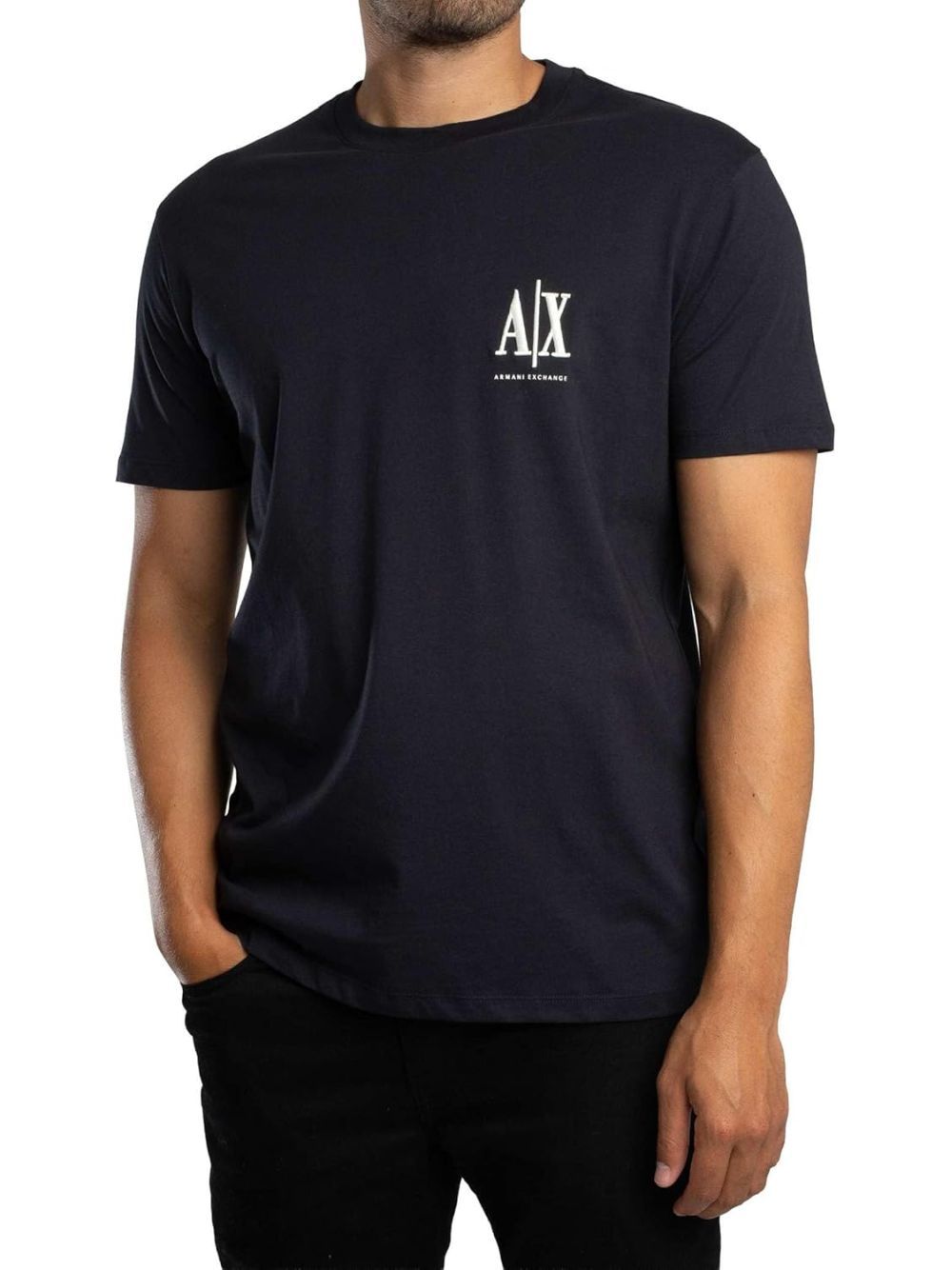 T-shirt Armani regular fit Icon Uomo - Navy