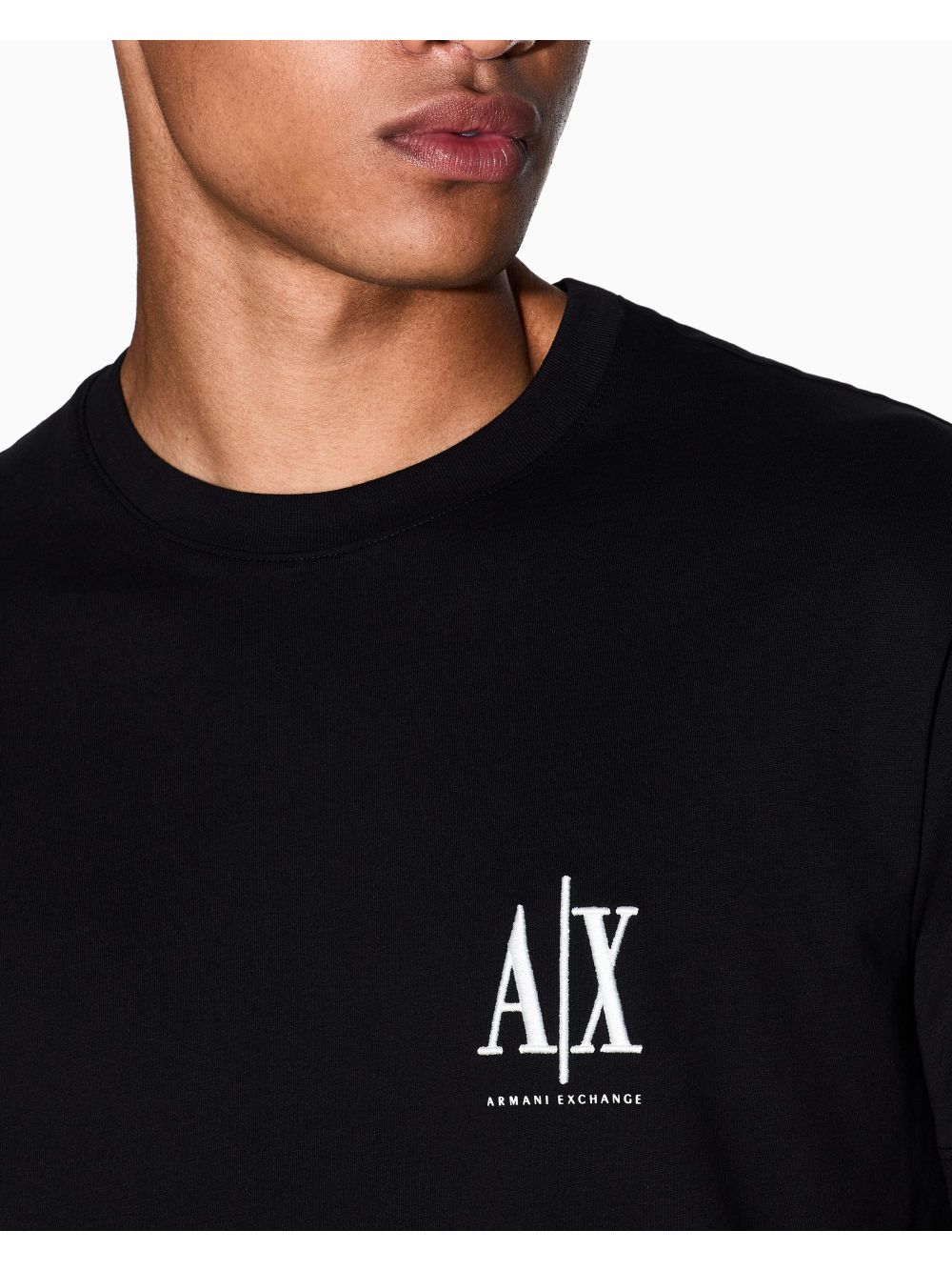 T-shirt Armani regular fit Icon Uomo - Nero