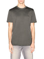 T-shirt Armani Regular Fit in Jersey di Cotone Uomo - Verde