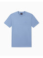 T-shirt Armani Regular Fit in Jersey di Cotone Uomo - Celeste