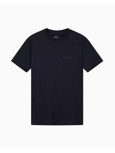 T-shirt Armani Regular Fit in Jersey di Cotone Uomo - Navy