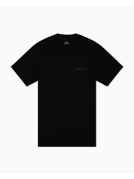 T-shirt Armani Regular Fit in Jersey di Cotone Uomo - Nero