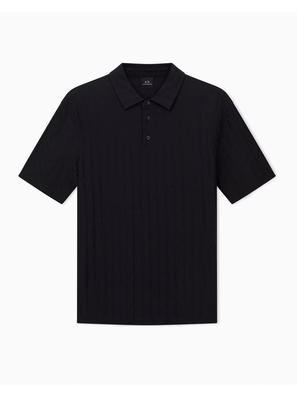 Polo Armani regular fit in cotone mercerizzato Uomo - Nero