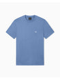 T-shirt Armani Regular Fit in Jersey di Cotone Uomo - Celeste