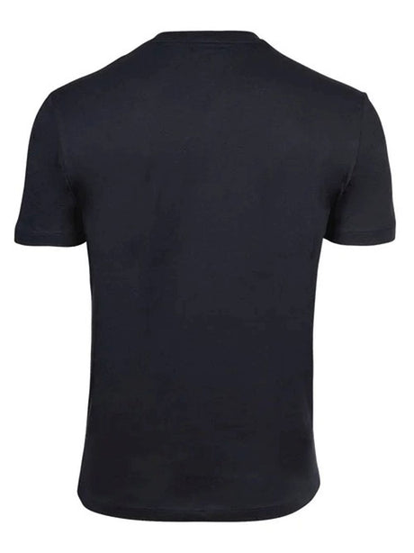 T-shirt Armani Regular Fit in Jersey di Cotone Uomo - Navy