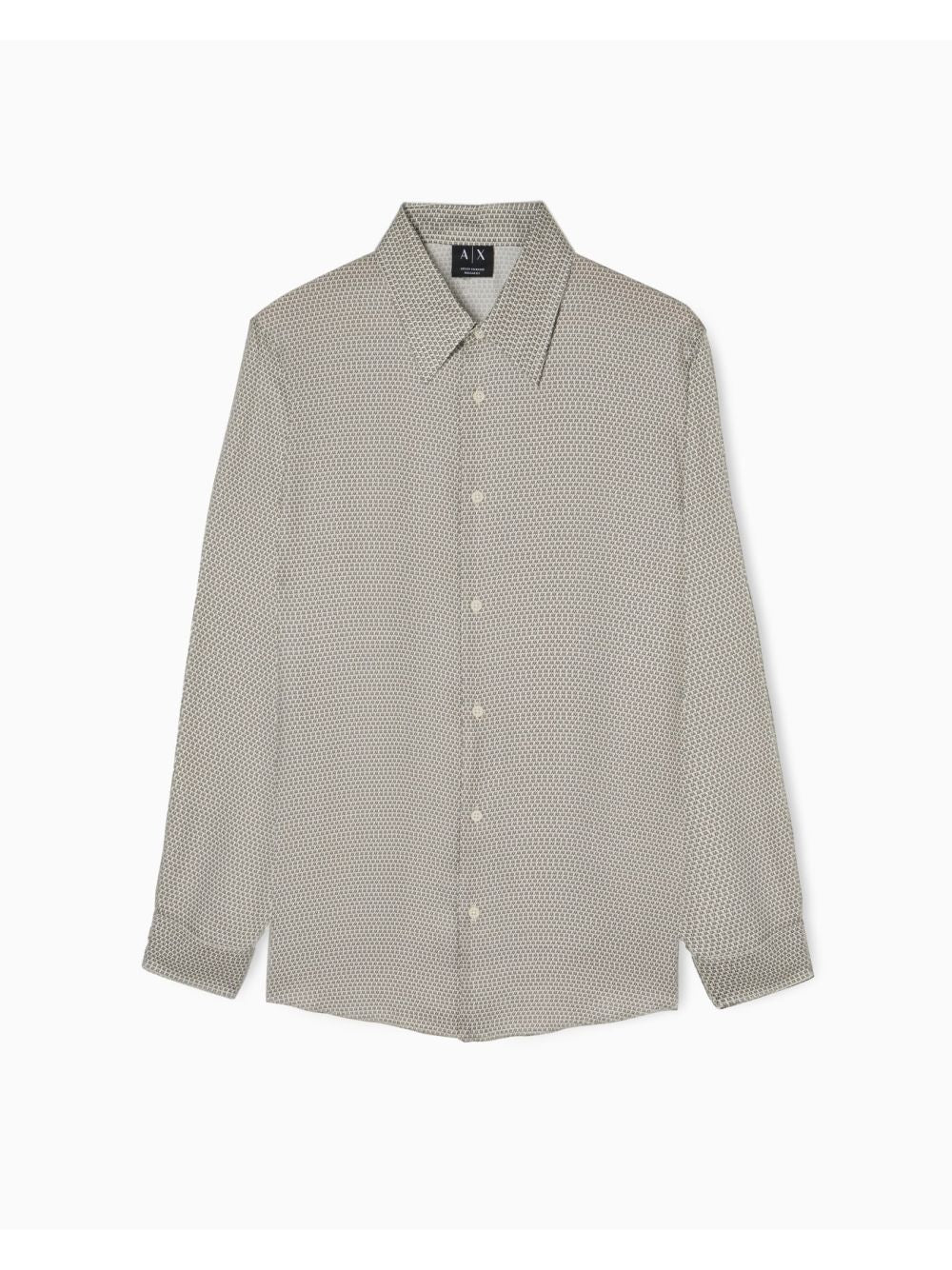 Camicia Armani in tessuto tecnico Uomo - Grigio