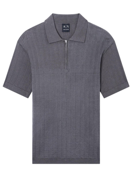 Pullover Armani in Maglia di Cotone Essential Uomo - Verde