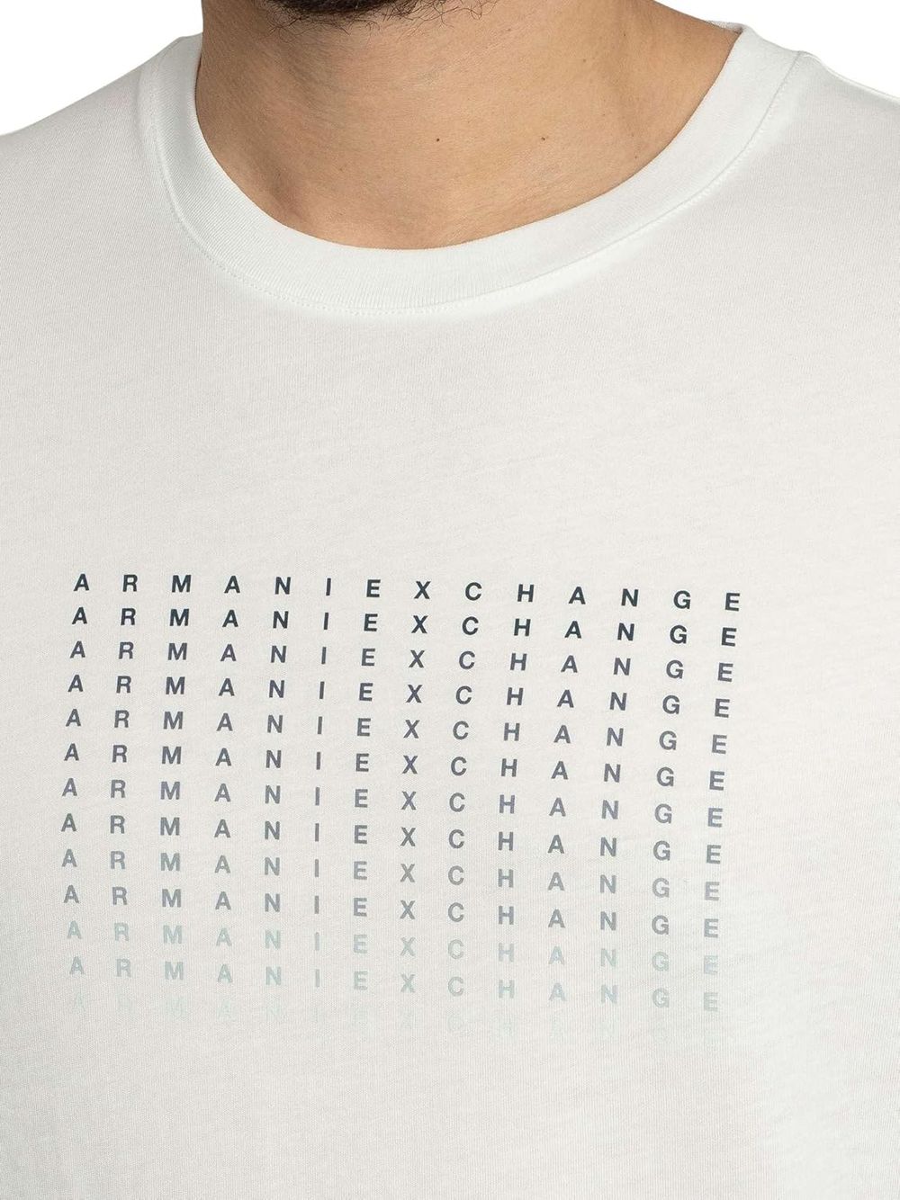 T-shirt Armani Slim fit in cotone Uomo - Bianco