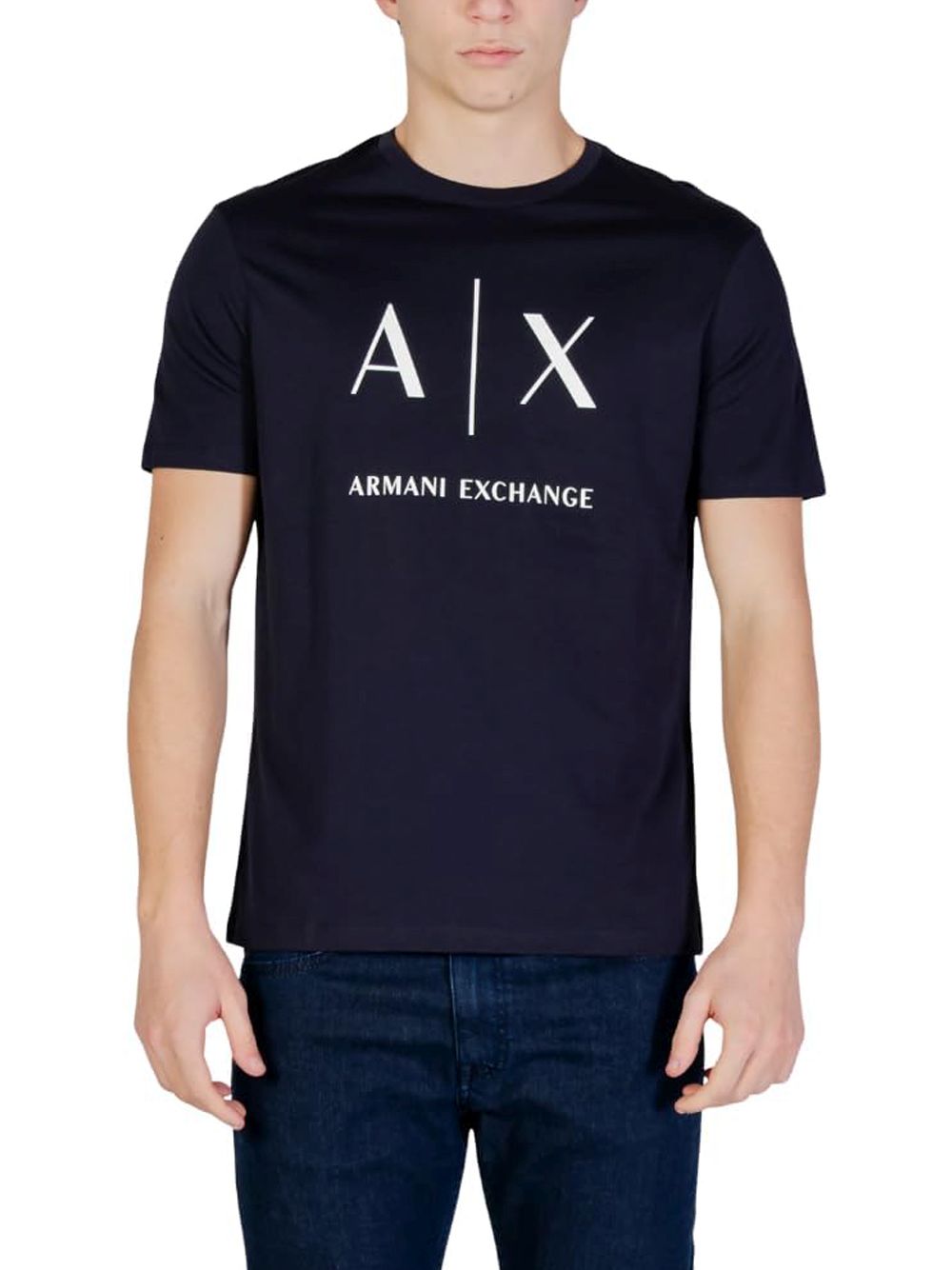 T-shirt Armani Slim fit in cotone Uomo - Navy