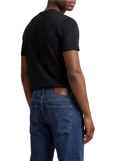 T-shirt Armani Slim fit in cotone Uomo - Nero