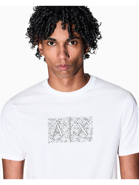 T-shirt Armani Slim fit in cotone Uomo - Bianco