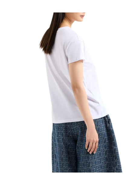 T-shirt Armani Relaxed fit in cotone Donna - Bianco