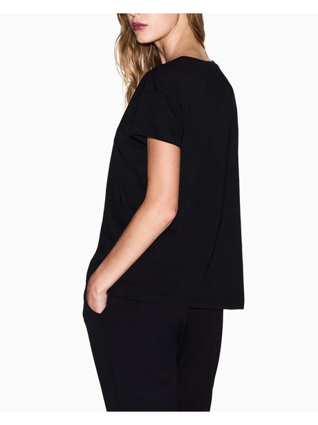 T-shirt Armani Relaxed fit in cotone Donna - Nero