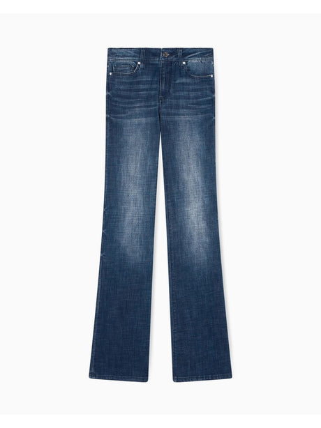 Jeans Armani Flared in cotone Donna - Denim