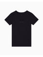 T-shirt Armani regular fit con logo glitterato Donna - Nero