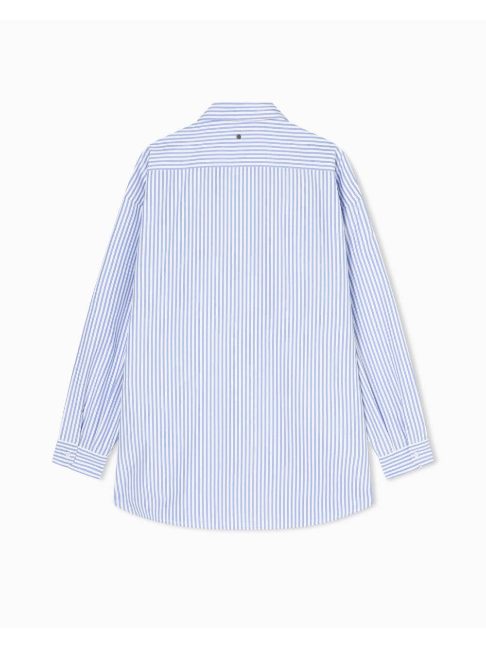 Camicia Armani a Righe Donna - Celeste