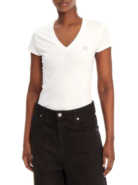 T-shirt Armani Slim Fit in Jersey Donna - Bianco