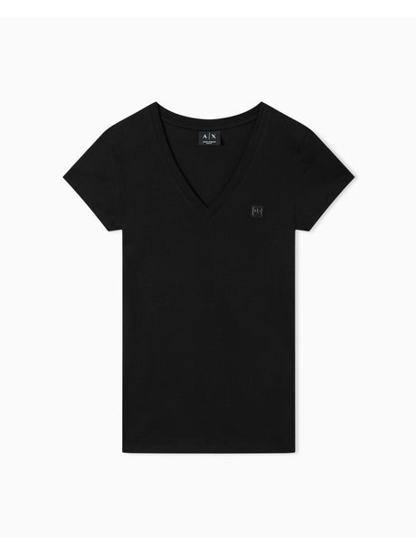 T-shirt Armani Slim Fit in Jersey Donna - Nero