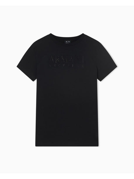 T-shirt Armani Regular fit in cotone Donna - Nero