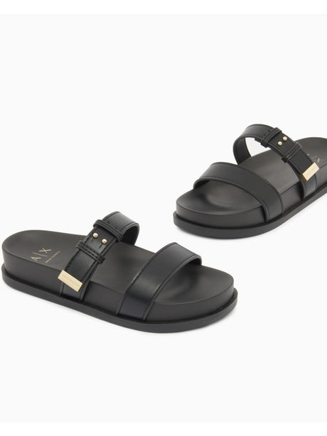 Sandali Armani in econappa Donna - Nero