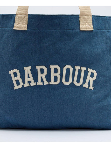 Borsa Barbour emily denim tote Donna - Denim